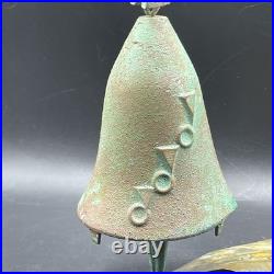 Vintage Paolo Soleri Cosanti Arcosanti Bronze Wind Bell Chime Beautiful Sound