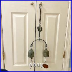 Vintage Paolo Soleri Wind Bell Chime-Abstract Brutalist MCM Two Bells