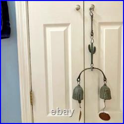 Vintage Paolo Soleri Wind Bell Chime-Abstract Brutalist MCM Two Bells