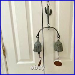 Vintage Paolo Soleri Wind Bell Chime-Abstract Brutalist MCM Two Bells
