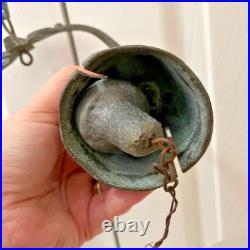 Vintage Paolo Soleri Wind Bell Chime-Abstract Brutalist MCM Two Bells