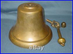 Vintage Perko 150-10 Brass Bronze Fog Bell Ship 10