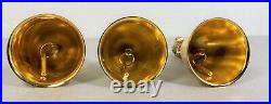 Vintage RARE Collection of Three English Queens Brass Bells