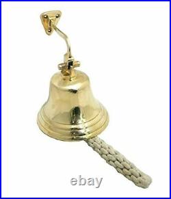 Vintage Reception Handle Antique Bells Brass School Pub bell LOT OF 5