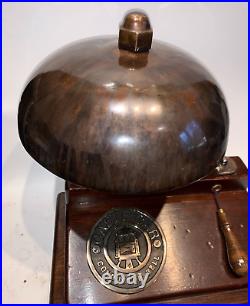 Vintage San Francisco Cable Car Bell + Piece Of Org. Cable Ultimate Door Bell