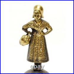 Vintage Sanctus Bronze Brass Bell Lady AQVILA AGNVS X PELICANVS LEO England