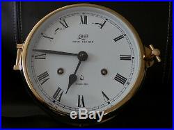 Vintage Schatz Royal Mariner German 8 Day Marine Ships Bell Clock Boat