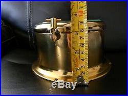 Vintage Schatz Royal Mariner German 8 Day Marine Ships Bell Clock Boat