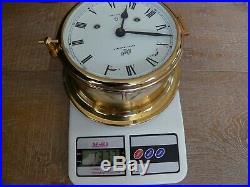 Vintage Schatz Royal Mariner German 8 Day Marine Ships Bell Clock Boat