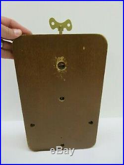 Vintage Schatz Royal Mariner Marine Ship 8 Day Bell Clock & Key Brass Germany