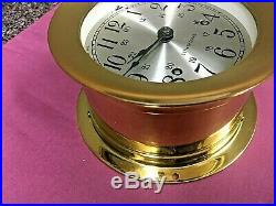 Vintage Seth Thomas Corsair Ship Bell Nautical clock E537-000 cat1004