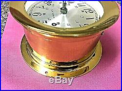 Vintage Seth Thomas Corsair Ship Bell Nautical clock E537-000 cat1004