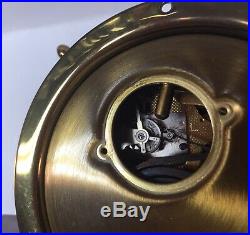 Vintage Seth Thomas Helmsman Ships Bell Clock And Barometer Model E537-001