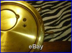 Vintage Seth Thomas Ships bell clock E537-001 Untested No Key