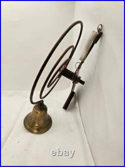 Vintage Shopkeepers Spiral Spring Brass Bell