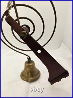 Vintage Shopkeepers Spiral Spring Brass Bell