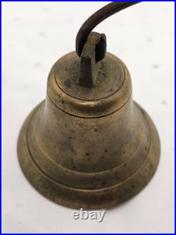 Vintage Shopkeepers Spiral Spring Brass Bell
