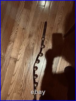 Vintage Sleigh Bells, Or Horse Bells. 60 Long, 16 Large 1.5 Brass Bells