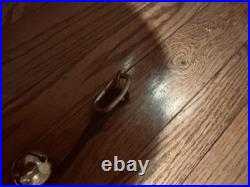 Vintage Sleigh Bells, Or Horse Bells. 60 Long, 16 Large 1.5 Brass Bells