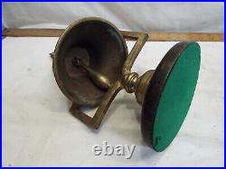 Vintage Solid Brass Bar Tavern Bell Country Store Pub Counter Lodge Man Cave