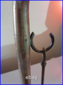 Vintage Solid Brass Hanging Nautical Bell withStriker Bar Pub Over 13 Lbs