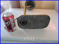 Vintage Solid Brass Hanging Nautical Bell withStriker Bar Pub Over 13 Lbs