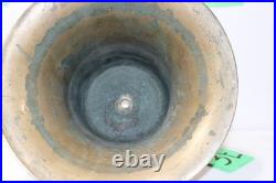 Vintage Solid Brass Ship Fog Nautical Maritime Fire /Fog Bell 9inx12in 25lbs