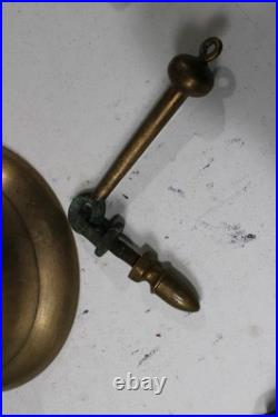 Vintage Solid Brass Ship Fog Nautical Maritime Fire /Fog Bell 9inx12in 25lbs