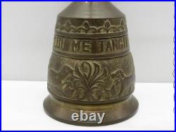 Vintage Solid Brass Wall Door Bell with Angel
