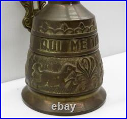 Vintage Solid Brass Wall Door Bell with Angel
