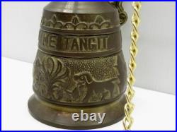 Vintage Solid Brass Wall Door Bell with Angel