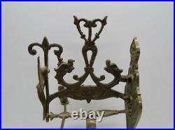 Vintage Solid Brass Wall Door Bell with Angel
