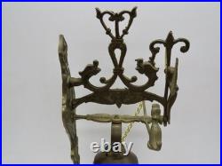 Vintage Solid Brass Wall Door Bell with Angel