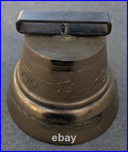 Vintage Swiss Alpine Cows Brass Cow Bell Big Heavy over 9 Lbs