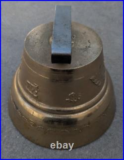 Vintage Swiss Alpine Cows Brass Cow Bell Big Heavy over 9 Lbs