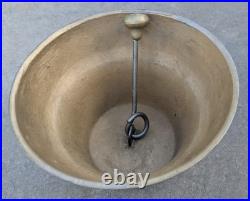 Vintage Swiss Alpine Cows Brass Cow Bell Big Heavy over 9 Lbs