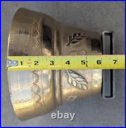 Vintage Swiss Alpine Cows Brass Cow Bell Big Heavy over 9 Lbs