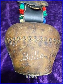 Vintage Swiss Cow Bell Original Appenzeller Handwerk Made in Switzerland