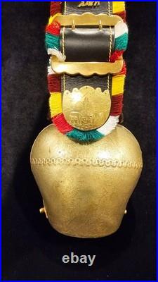 Vintage Swiss Cow Bell Original Appenzeller Handwerk Made in Switzerland