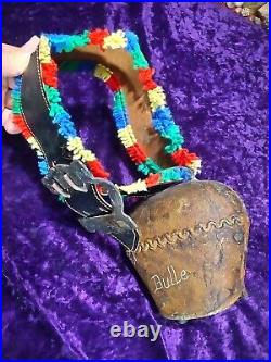 Vintage Swiss Cow Bell Original Appenzeller Handwerk Made in Switzerland