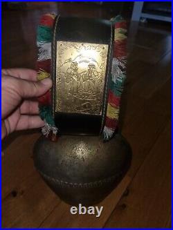 Vintage Swiss Cow Bell Original Handwerk Made in Switzerland