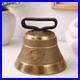 Vintage Swiss Gusset AG Uetendorf Brass Cowbell Chalet Dinner Bell Alpine Decor