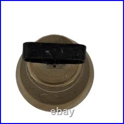 Vintage Swiss Gusset AG Uetendorf Brass Cowbell Chalet Dinner Bell Alpine Decor