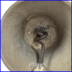 Vintage Swiss Gusset AG Uetendorf Brass Cowbell Chalet Dinner Bell Alpine Decor