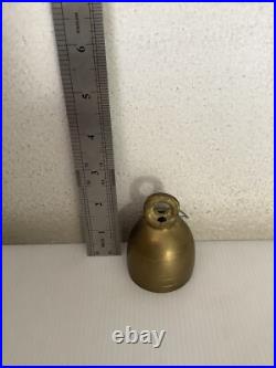 Vintage Thailand Buddhist brass bell on the wood tower stand