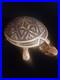 Vintage Turtle BOJ Eibar Spain Damasquina Brass Hotel Bell Wind Up España WORKS