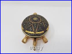 Vintage Turtle Bell Boj Eibar Espana Brass Hotel Bell Wind Up Beautiful Working