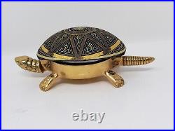 Vintage Turtle Bell Boj Eibar Espana Brass Hotel Bell Wind Up Beautiful Working