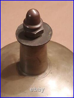 Vintage U. S. N. Brass Bell 11 x 10 25lb