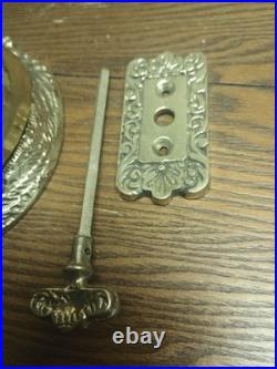 Vintage Victorian Style Brass Manual Mechanical Door Bell Ringer